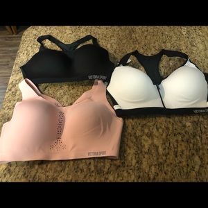 LOT of 3 NWT 36DD Victoria Secret Sports Bras